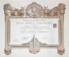 Diploma da Perito e Ragioniere Commerciale rilasciato a Nino Pierfederici - Fano 1931